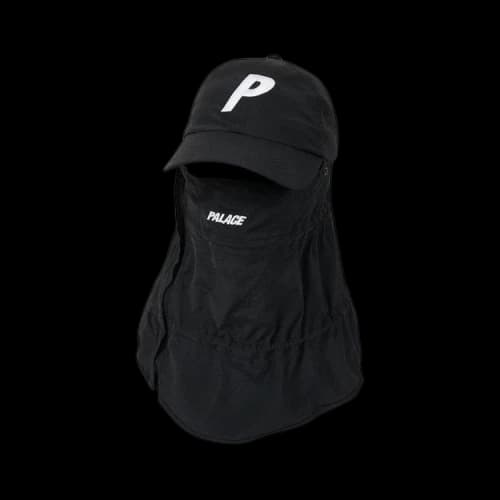 Palace Shell Facemask P 6-Panel 'Black'
