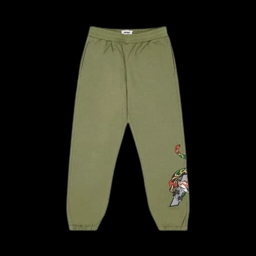 Palace Dragon Sweatpants 'Olive'