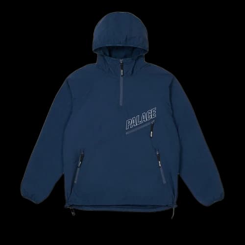 Palace Slant Zip Shell Jacket 'Blue'