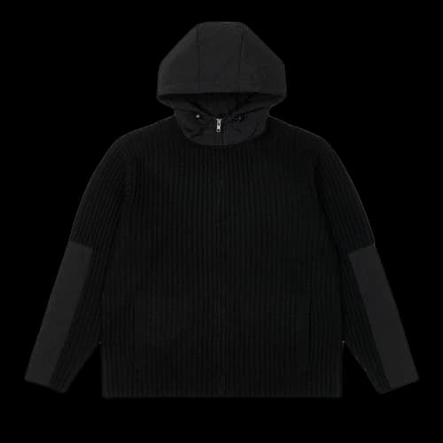 Palace Marine Zip Hood Knit 'Black'