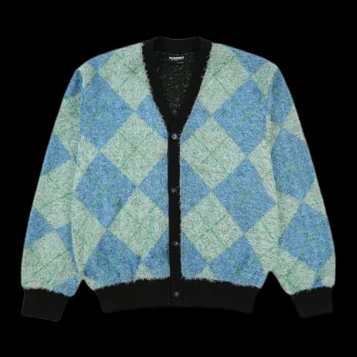 Pleasures Rev Cardigan 'Aqua'