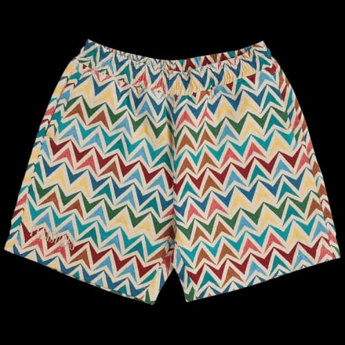 Pleasures Basket Woven Shorts 'Multicolor/Khaki'