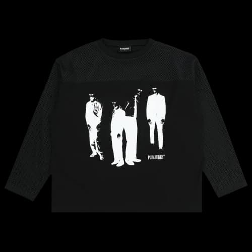 Pleasures Chicago MeshLong-Sleeve Shirt 'Black'