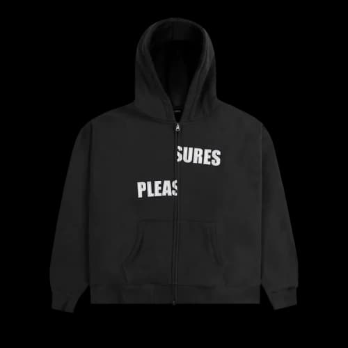 Pleasures Evolution Zip Up Hoodie 'Black'