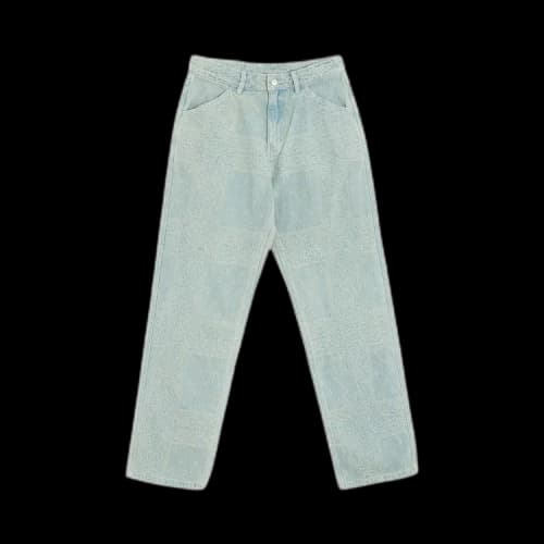 Pleasures Merit Denim Work Pant 'Blue'
