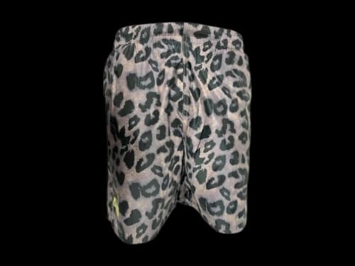 Pleasures Leopard Running Short Brown
