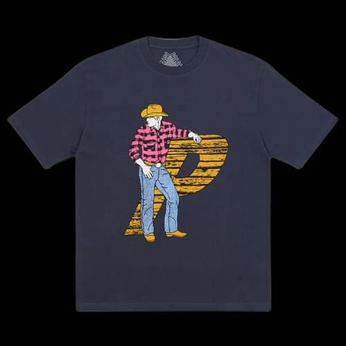 Palace Saddle Up T-Shirt 'Navy'
