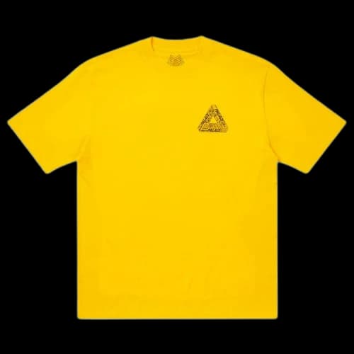 Palace Tri-Text T-Shirt 'Yellow'