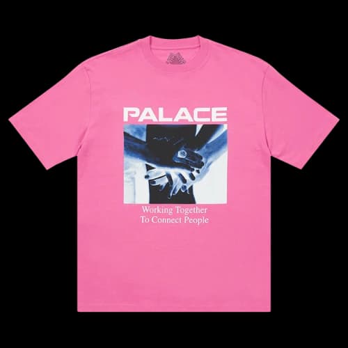 Palace Battery T-Shirt 'Pink'