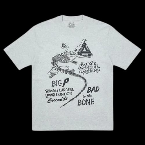 Palace Chomper T-Shirt 'Grey Marl'