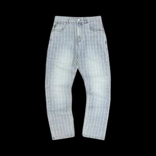 Pleasures Impact Pinstripe Denim 'Blue'