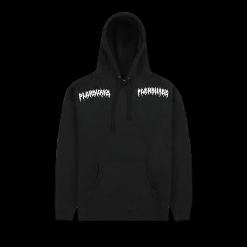 Pleasures Ripped Hoodie 'Black'