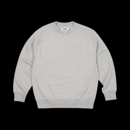 Palace Bossy P3 Crew 'Grey Marl'