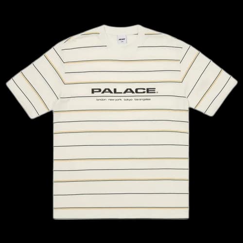 Palace City Striper T-Shirt 'White'