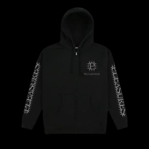 Pleasures Spike Zip Hoodie 'Black'