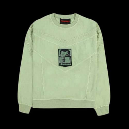 Pleasures Mentor Crewneck 'Matcha'