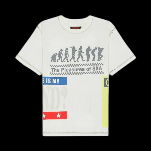 Pleasures Evolution Heavyweight T-Shirt 'Off White'