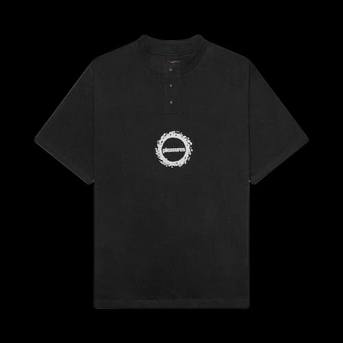 Pleasures Twirl Henley 'Black'