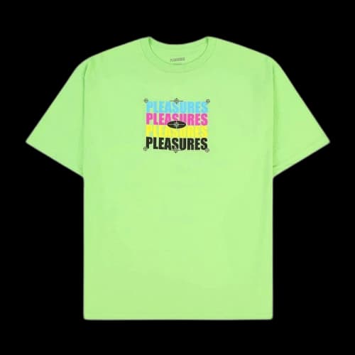 Pleasures CMYK T-Shirt 'Lime'
