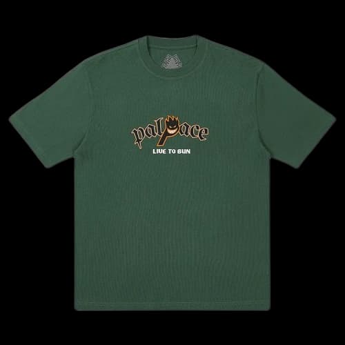 Palace x Spitfire P-Head T-Shirt 'Green'