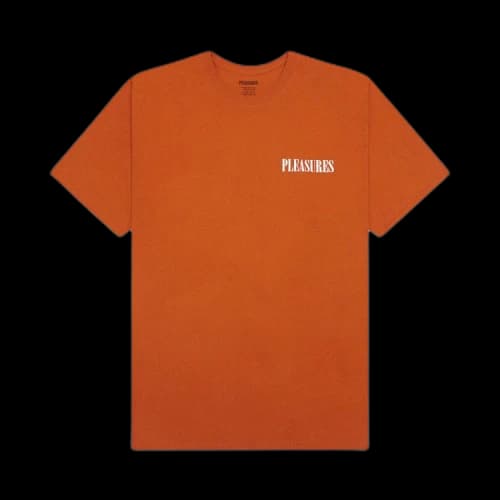 Pleasures Vertical T-Shirt 'Orange'