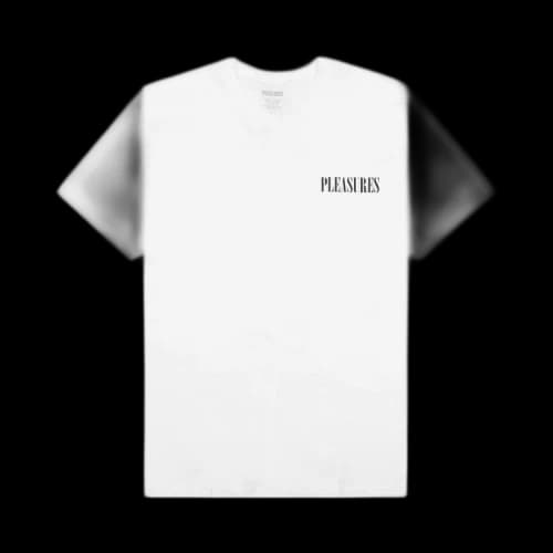 Pleasures Vertical T-Shirt 'White'