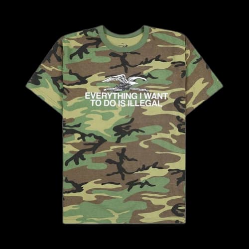 Pleasures Illegal T-Shirt 'Woodland'