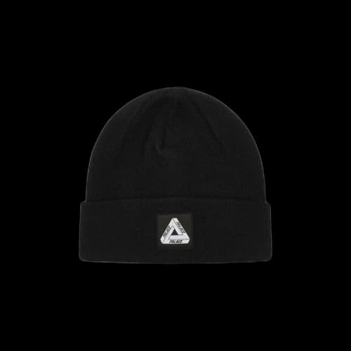 Palace Tri-Ferg Patch Beanie 'Black'