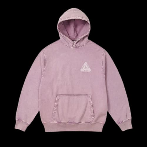 Palace Washed Out Tri-Ferg Hood 'Pink'