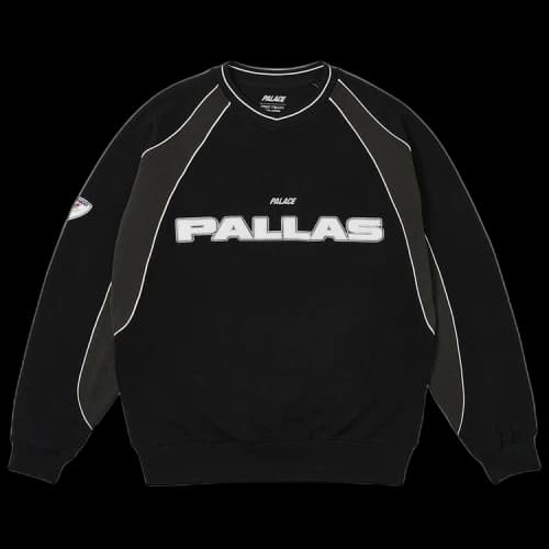 Palace Pallas Panel Crew 'Black'