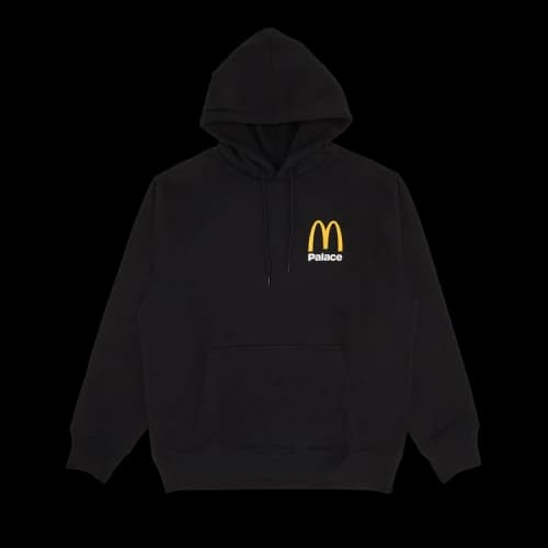 Palace x McDonald's Logo Hoodie 'Black'