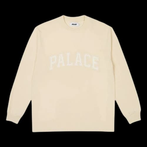 Palace Crack Me Up Long-Sleeve 'Soft White'