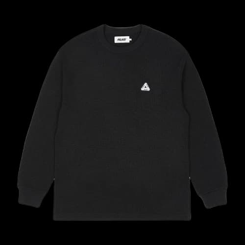 Palace Waffle Long-Sleeve 'Black'