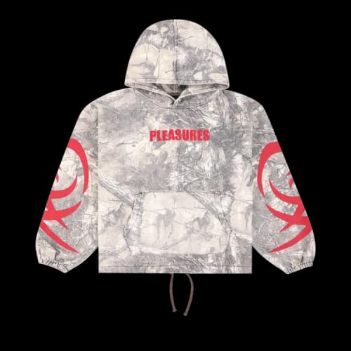 Pleasures Hunt Canvas Poncho Hoodie Camo