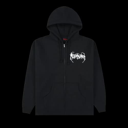 Pleasures Pond Zip Hoodie 'Black'