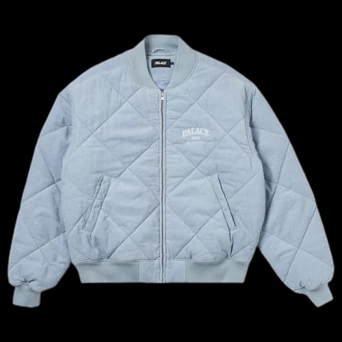 Palace Quilted Jacket 'Chill Blue'