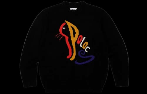 Palace Cat Knit 'Black'