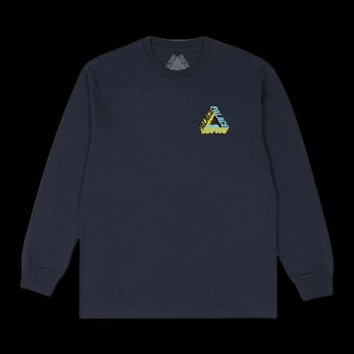 Palace P-3D Longsleeve 'Navy'