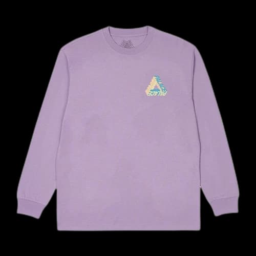 Palace P-3D Longsleeve 'Light Purple'