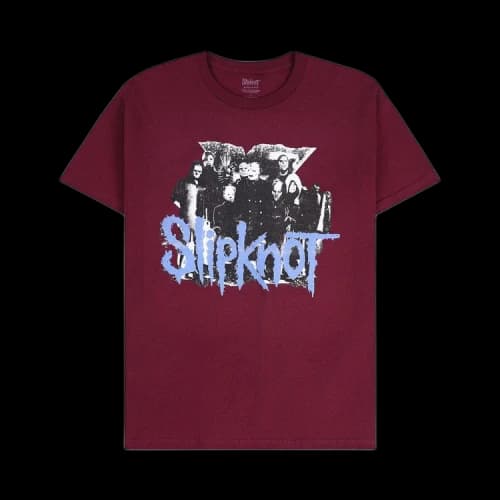 Pleasures x Slipknot Compass T-Shirt 'Burgundy'