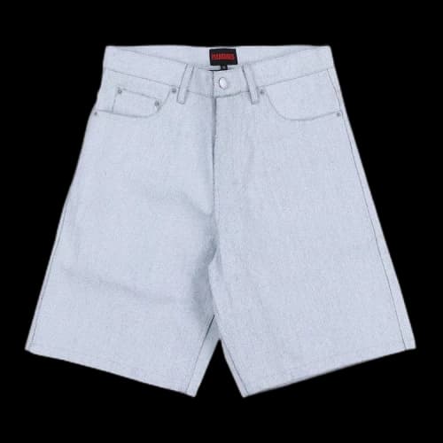 Pleasures Whiteout Baggy Jorts 'Off White'