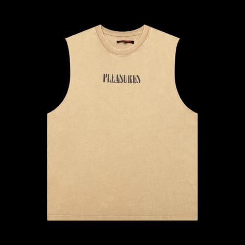 Pleasures Onyx Sleeveless Shirt Tan