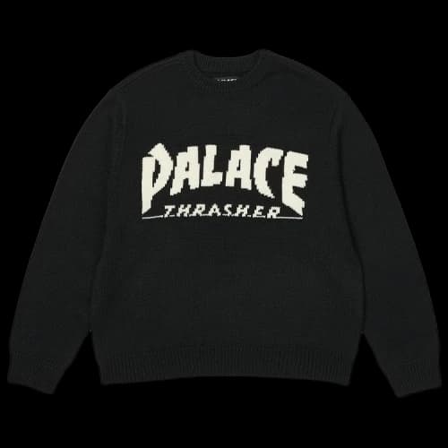 Palace x Thrasher Knit 'Black'