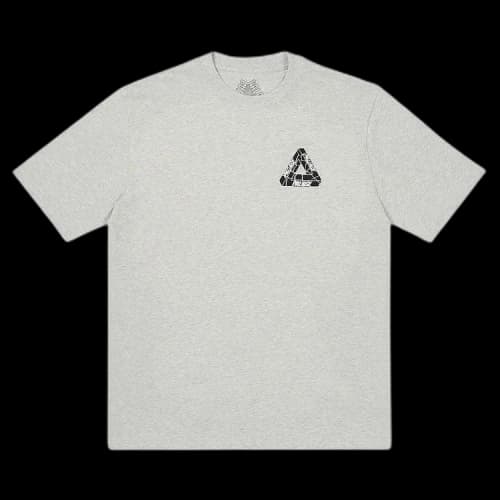 Palace Tri-Ripped T-Shirt 'Grey Marl'