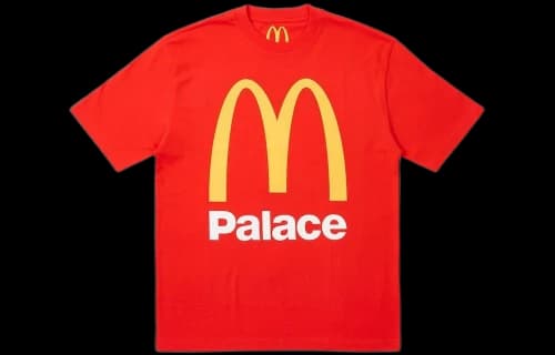 Palace x McDonald's Logo T-Shirt 'Red'