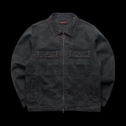 Pleasures Cowhide Work Jacket 'Black'