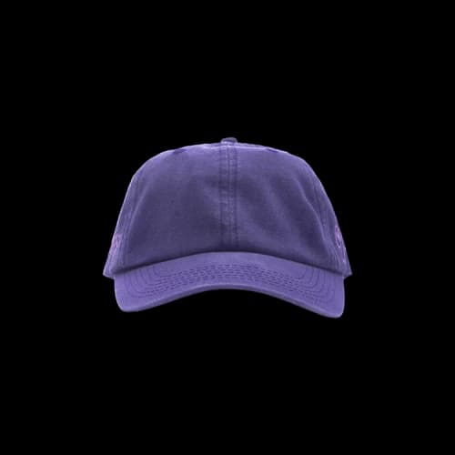 Pleasures Scrawl Polo Cap 'Eggplant'