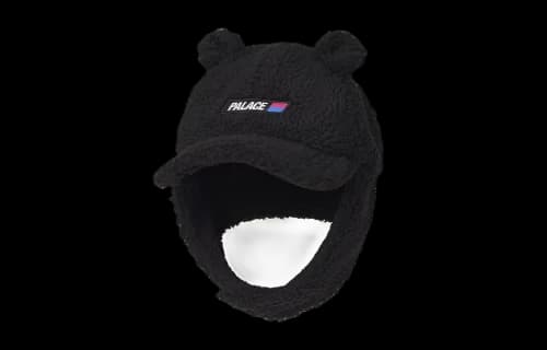 Palace Teddy Ears Earflapper 'Black'