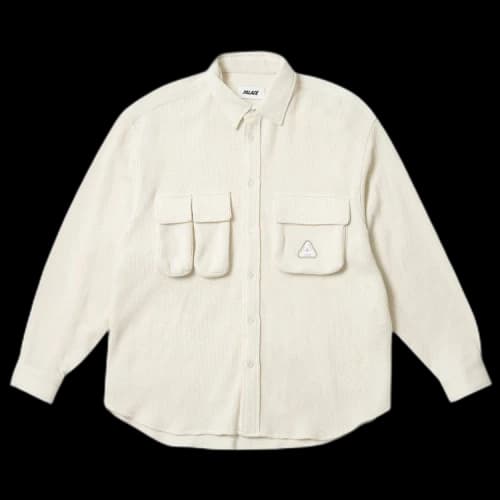 Palace Waffle Shirt 'Off White'