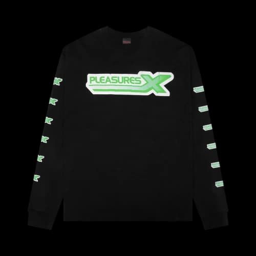 Pleasures X Long-Sleeve T-Shirt 'Black'